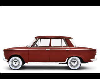 Fiat 1300 1961 Rosso Amaranto Laudoracing 1:18 Resinemodell (Türen, Motorhaube... nicht zu öffnen!)